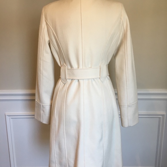 Women’s Winter Coat, Cream, Ivory Guess Coat - Picture 3 of 8